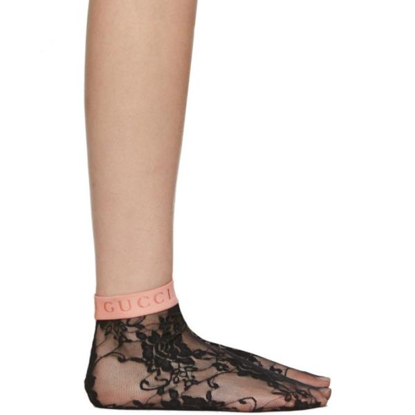 グッチ Gucci レディース ソックス インナー 下着 Black Minifeel Socks Black Stage Aka Online Co Il