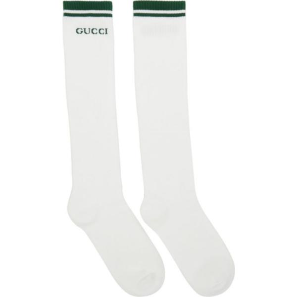 正規激安 グッチ Gucci メンズ ソックス インナー 下着 White Logo Long Socks White Green Hc m2002 フェルマート Fermart 3号店 通販 Yahoo ショッピング Jatc Aero