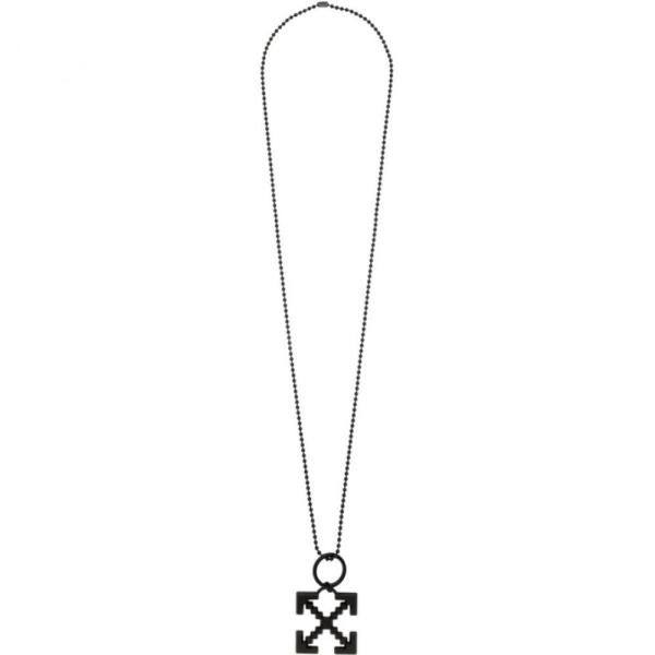 オフ ホワイト Off White メンズ ネックレス ジュエリー アクセサリー Black Arrows ファッション メンズ Scaffolding Scaffolding Necklace Black Hc m フェルマート Fermart 3号店