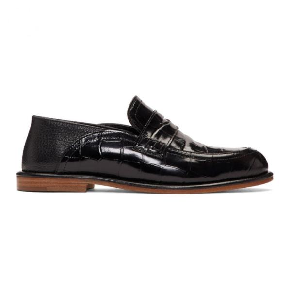 loewe croc loafers
