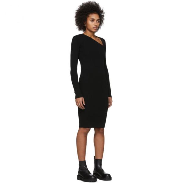 オープニング大セール のヘルムート ラング Helmut Lang レディース ワンピース ラグラン ワンピース ドレス Black Raglan Dress 特別オファー の