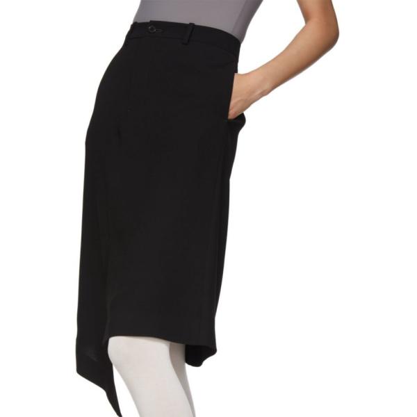メゾン マルジェラ Maison Margiela レディース ひざ丈スカート スカート Black Asymmetric Skirt Black Aziza Physics Com