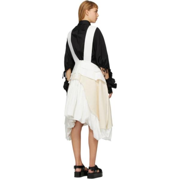 コム Des レディース Garcons エプロンドレス ギャルソン ワンピース ドレス ワンピース Des ギャルソン Garcons デ Comme White Off White Cloth Apron Dress White Off Hc 1245f フェルマート Fermart 3号店