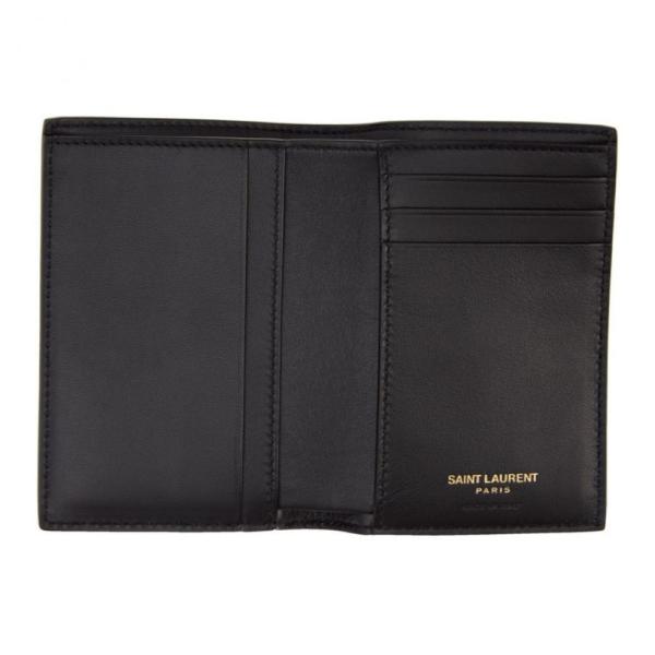 イヴ サンローラン Saint Laurent Holder メンズ Credit カードケース 名刺入れ Laurent カードホルダー Black Croc Embossed Tiny Monogramme Credit Card Holder Black Hc 1418m フェルマート Fermart 3号店