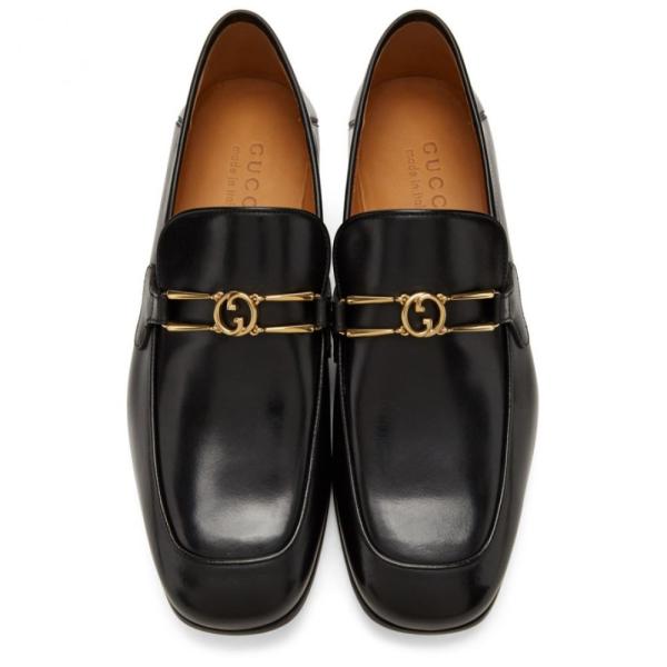 グッチ Gucci メンズ ローファー シューズ 靴 Black Phyllis Loafers Black Dacha Eco Kh Ua