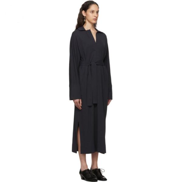 Lemaire ファッション ワンピース ドレス ワンピース ワンピース ルメール Shirt ポロ Shirt レディース シャツワンピース Graphite Hc 1646f フェルマート Black Polo Dress Fermart 3号店