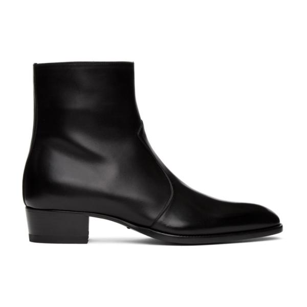 イヴ サンローラン Saint Laurent メンズ ブーツ シューズ・靴 Black 