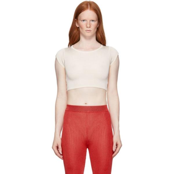 アウトレット 店舗 関東 レディース トップス キャリーデルマル Vjgmw363 Tシャツ T Shirt Off White Natural Mar Knit Del Calle Baby 新品 正規品 Kalahariholdings Com