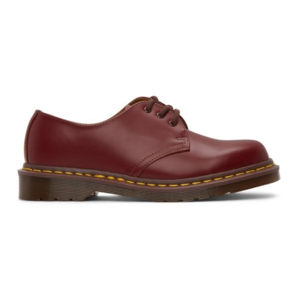 ドクターマーチン Dr. Martens メンズ 革靴・ビジネスシューズ シューズ・靴 Red Quilon Vintage 1461 Derbys Oxblood