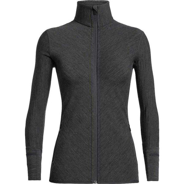 アイスブレーカー Icebreaker レディース トップス Descender Ls Zip Top Jet Heather Prettyfunnyballoons Com