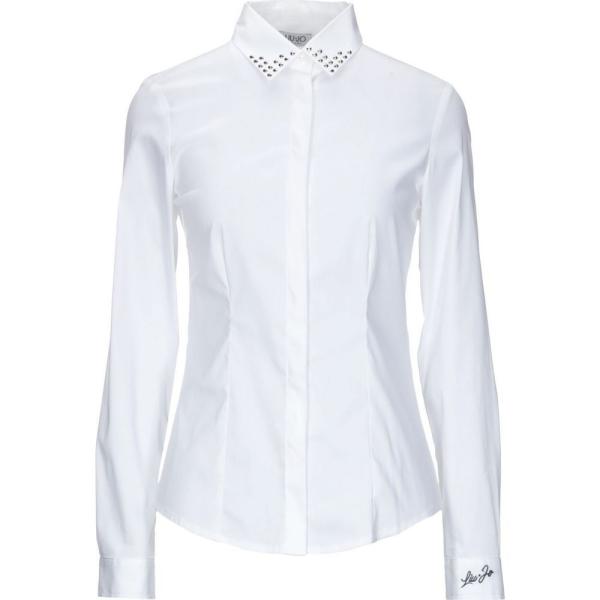 メーカー取寄品 レディース リュー ブラウス シャツ トップス ジョー U0026amp Pwkx Ojo White Solid Shirts Liu Color Blouse 安い 値段 Jlt Polinema Org