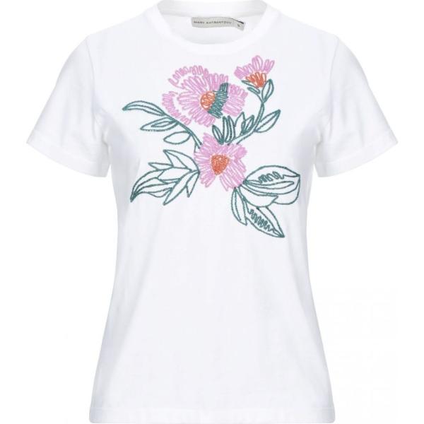 売り たい レディース メアリー トップス カトランズ White W2bgi152 Tシャツ T Shirt Mary Katrantzou 日本公式正規品 Jlt Polinema Org