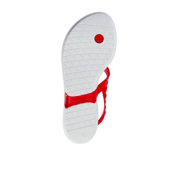 red hush puppy shoes