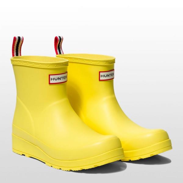 Boot Original ハンター Short レインシューズ 長靴 Hunter レディース Yellow Wader シューズ 靴 Play Play シューズ 靴