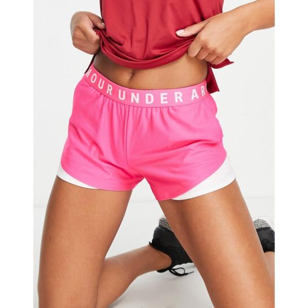 アンダーアーマー Under Armour レディース フィットネス・トレーニング ショートパンツ ボトムス・パンツ Training Play Up 3.0 Shorts In Hot Pink ピンク