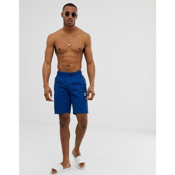 新品送無 アディダス Adidas Originals メンズ 海パン 水着 ビーチウェア Adidas 3 Stripe Swimming Short Navy Navy うのにもお得な情報満載
