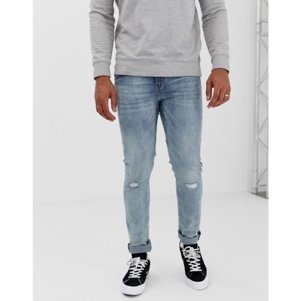 チープマンデー Cheap Monday メンズ ジーンズ デニム ボトムス パンツ メンズファッション Tight ボトムス パンツ Skinny Knees ファッション Blue Sky Fermart Jeans Ap フェルマート With Ripped 1号店