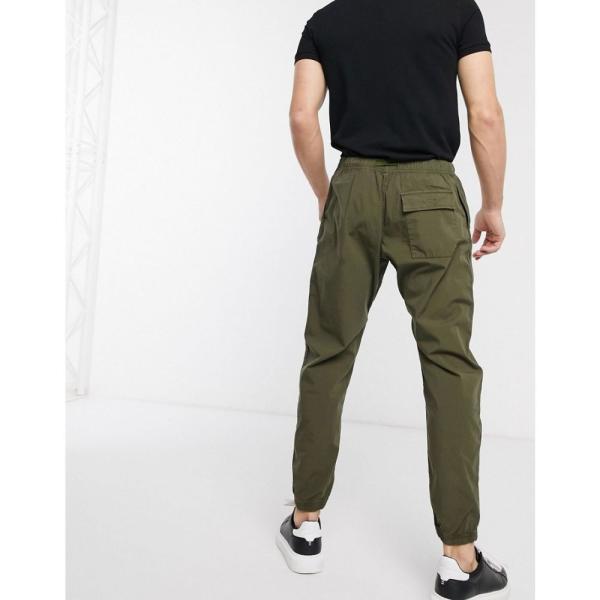 ポールスミス Ps Paul Smith メンズ ボトムス パンツ Ripstop Clip Belt Trousers With Cuffed Leg In Khaki グリーン Isequipment Cl