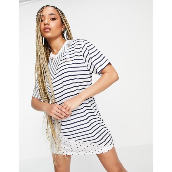 格安人気 ナイキ Nike レディース ワンピース Tシャツワンピース ワンピース ドレス Stripe T Shirt Dress In White ワンピース サイズ S Www Abraforte Com Br