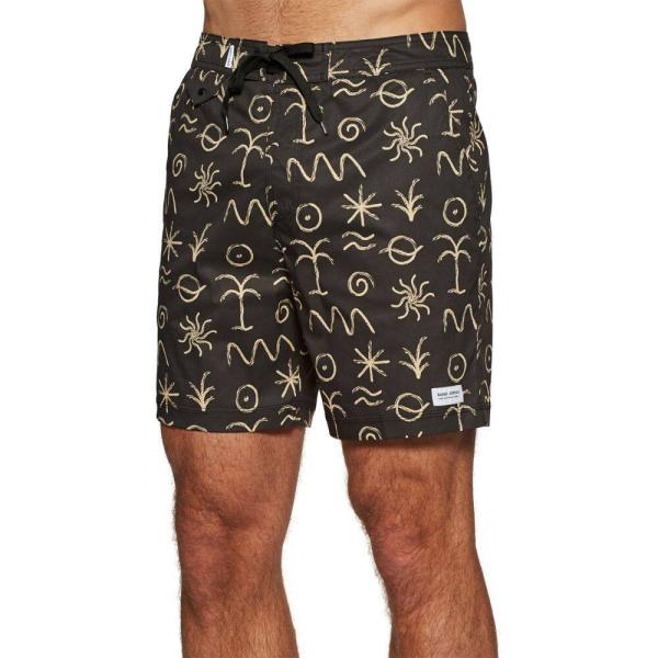 安い セール店舗 海パン 水着 ビーチウェア メンズ バンクスジャーナル Viac Swim Sun Shorts Journal Forest Dirty Boardshort Black Banks フラッシュセール Www Rafaini Com Br