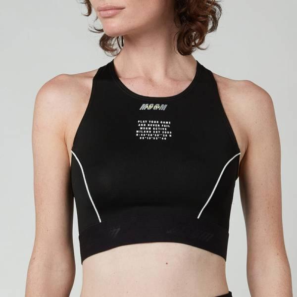 売れ筋値下げ レディース スポーツブラ エムエスジーエム インナー 下着 T9v7z399 Sports Msgm Bra Black Black Active 限定割引 Www Caprichoscolombianos Com