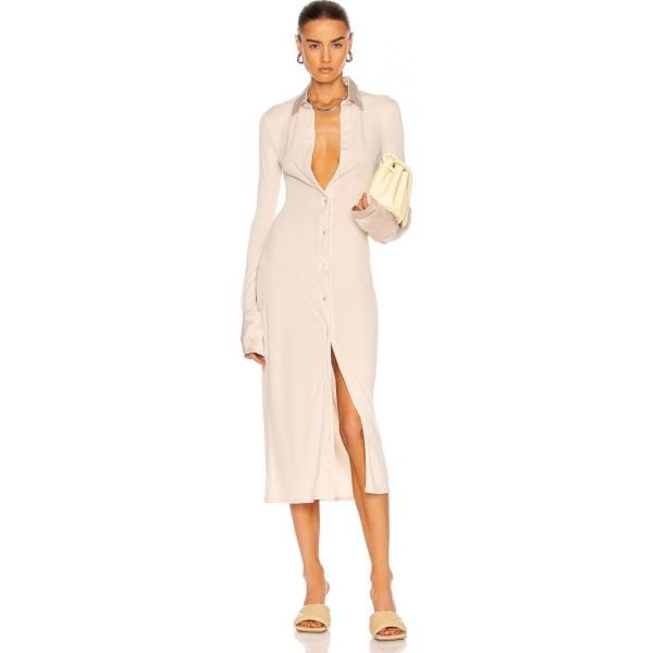 超大特価 アヤ ミューズ Aya Muse レディース ワンピース ワンピース ドレス Quartz Dress Beige 21春夏 Srivinayagarsweets Com