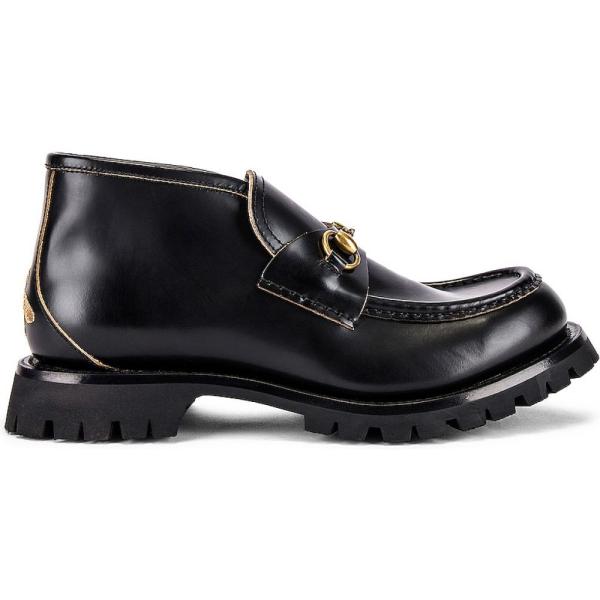 グッチ Gucci メンズ ブーツ シューズ Boot Black Harald 新品未使用正規品 靴