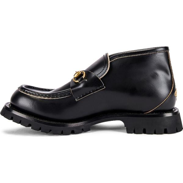 グッチ Gucci メンズ ブーツ シューズ Boot Black Harald 新品未使用正規品 靴