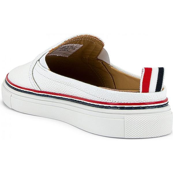 トム ブラウン Thom Browne メンズ スニーカー シューズ 靴 Slide Trainer White Spabri Com