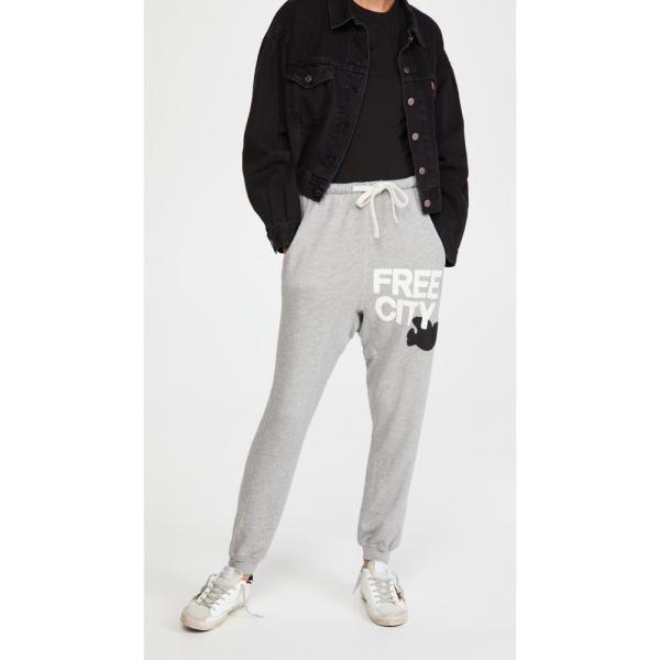 新品未使用フリーシティfreecity 七分丈スウェットパンツ