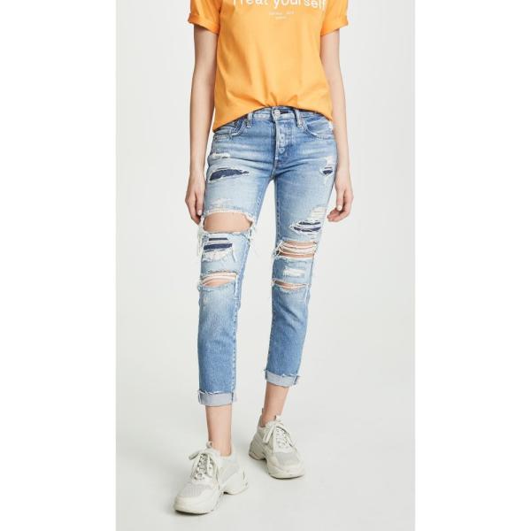 高級素材使用ブランド人気殺到のマウジー Moussy Vintage レディース ジーンズ デニム ボトムス パンツ Mv Hampshire Tapered Jeans Blue a W新作 送料無料 の