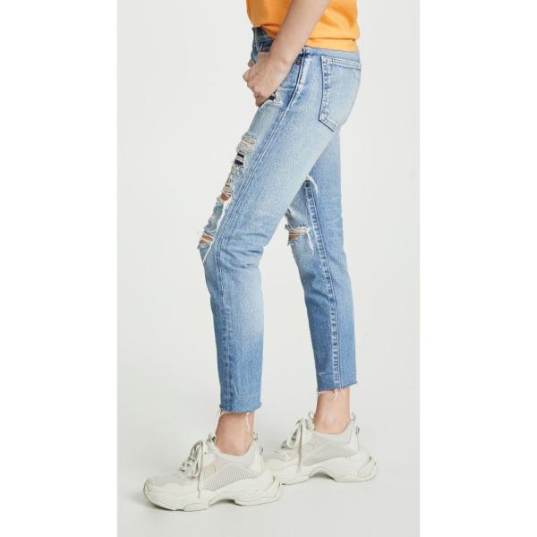 高級素材使用ブランド人気殺到のマウジー Moussy Vintage レディース ジーンズ デニム ボトムス パンツ Mv Hampshire Tapered Jeans Blue a W新作 送料無料 の