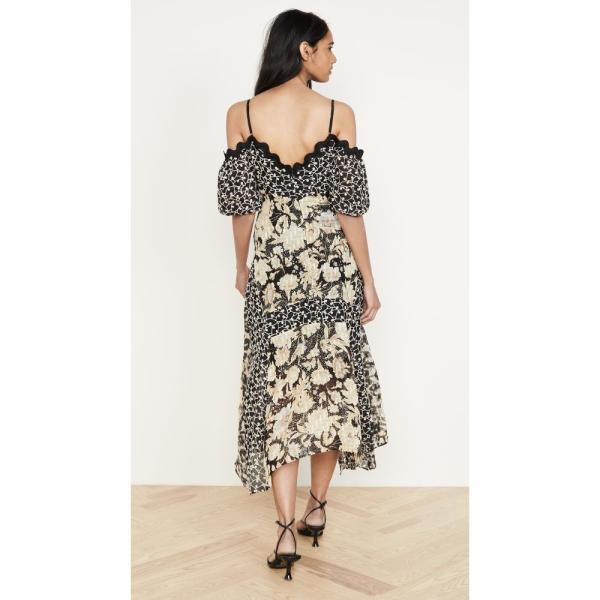最前線の レディース Rebecca レベッカ Taylor Off ワンピース ドレス ワンピース Taylor Mix テイラー Mix Shoulder Off Print Dress Black Combo Lb Rebec 409 フェルマート Fermart 1号店