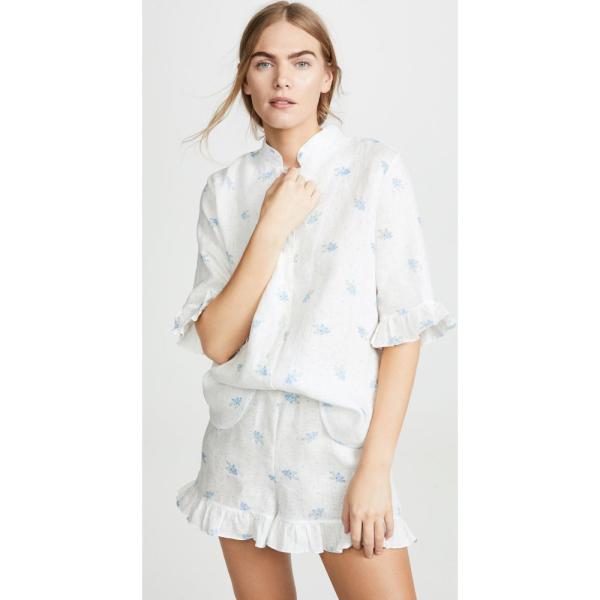 スリーパー Sleeper レディース パジャマ 上下セット インナー 下着 Linen Sleeper Sleeper Lounge Suit Linum パジャマ Lb Slepr 7c3e フェルマート Fermart 1号店