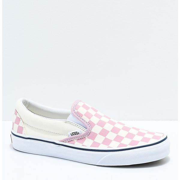 ヴァンズ Vans レディース スリッポン フラット シューズ 靴 Vans Slip On Zephyr Pink White Checkered Skate Shoes Pink Buyee Buyee Japanese Proxy Service Buy From Japan Bot Online