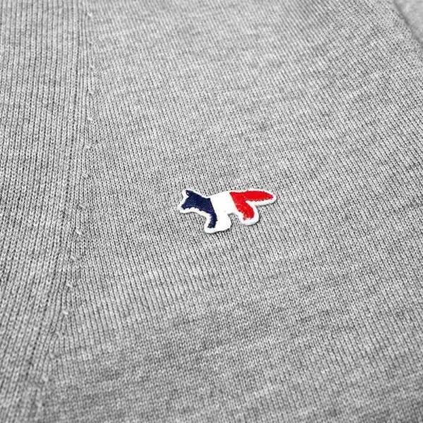 メゾン カーディガン トリコロール メンズ Kitsune Maison トップス トップス Tricolour Fox Grey ファッション Sc Ff0412bbe5 フェルマート キツネ Fox Cardigan Melange Fermart 1号店