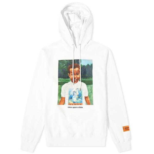 種類豊富な品揃え ヘロン プレストン Heron Preston メンズ パーカー トップス Baby Heron Popover Hoody White 買い保障できる