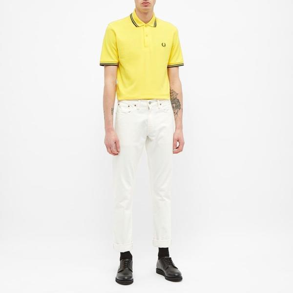 フレッドペリー Fred Perry Laurel Wreath メンズ ポロシャツ トップス Fred Perry Reissues Original Twin Tipped Polo Cyber Yellow Corkscrewerreport Com