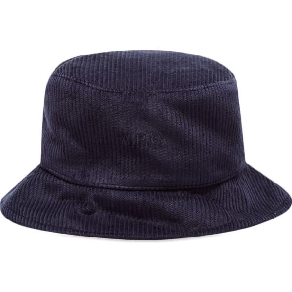 アーペーセー A.P.C. メンズ ハット バケットハット 帽子 Alex Corduroy Bucket Hat Dark Navy