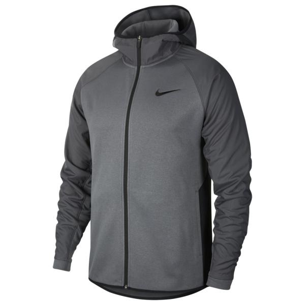 ナイキ Nike メンズ パーカー トップス 激安通販ショッピング Therma Winterized F Grey Hoodie Dark Black Z