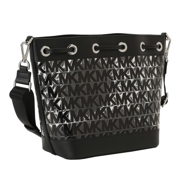 発売日前日出荷 即納 マイケル コース Michael Kors レディース ショルダーバッグ バッグ Fulton Sport 35s0sf0m2p Black ロゴ バケツバッグ バケットバッグ 安心発送高評価