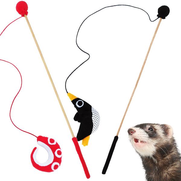 フェレット じゃらし RB なかよくあそぼう！じゃらし F2 フェレット おもちゃ じゃらし 猫じゃらし 鈴 猫 ネコ