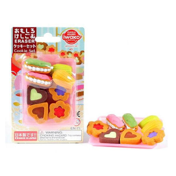 イワコー おもしろ消しゴム ブリスターパック クッキーセット