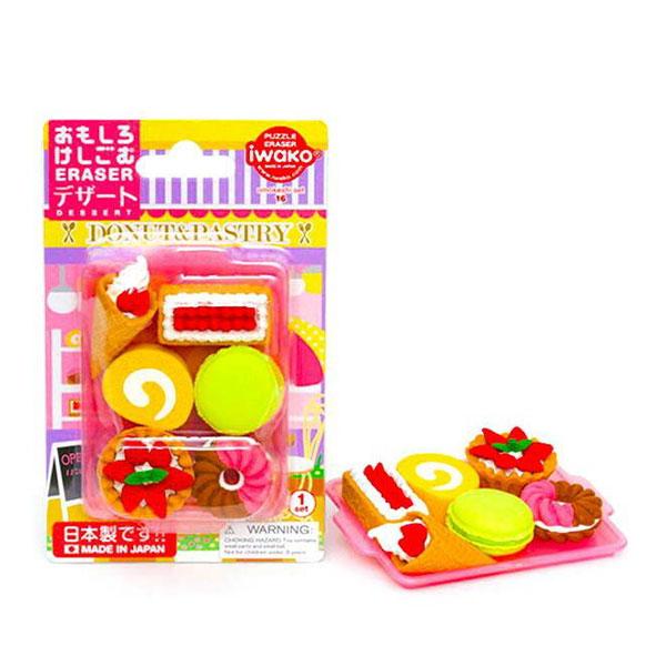 イワコー ブリスターパック消しゴム デザート おもしろ消しゴム