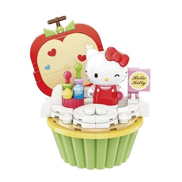 スイーツブロック ハローキティのりんごカップケーキ 景品 おもちゃ