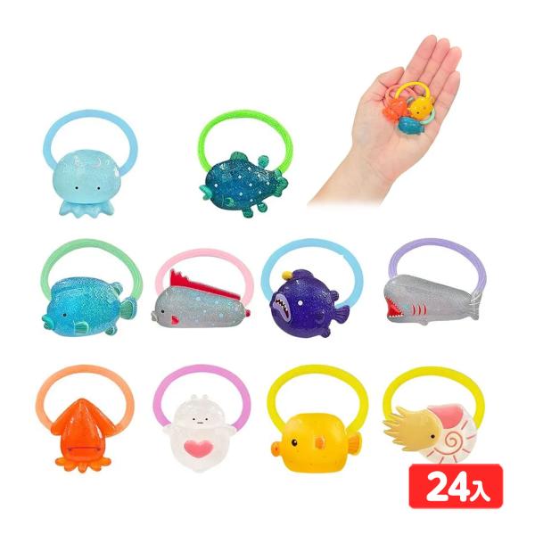 珍海生物 デコレーション ヘアゴム 台紙 24個入 景品 おもちゃ お祭り 縁日 縁日 景品 問屋 お祭り 子供 おもちゃ 祭り 縁日用品 屋台 イベント