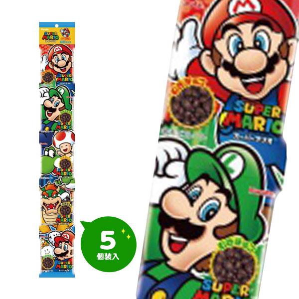 フルタ製菓 フルタ スーパー マリオ むぎチョコ 5連 駄菓子 お菓子