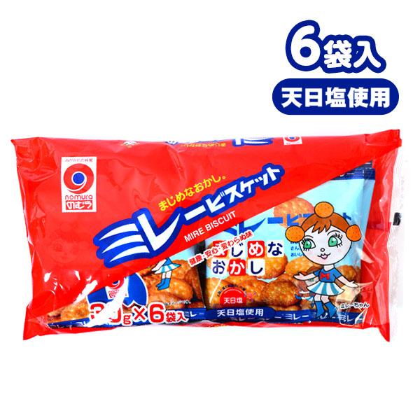 ミレービスケット 袋入 6個装入 駄菓子 お菓子 おかし 縁日 景品 問屋