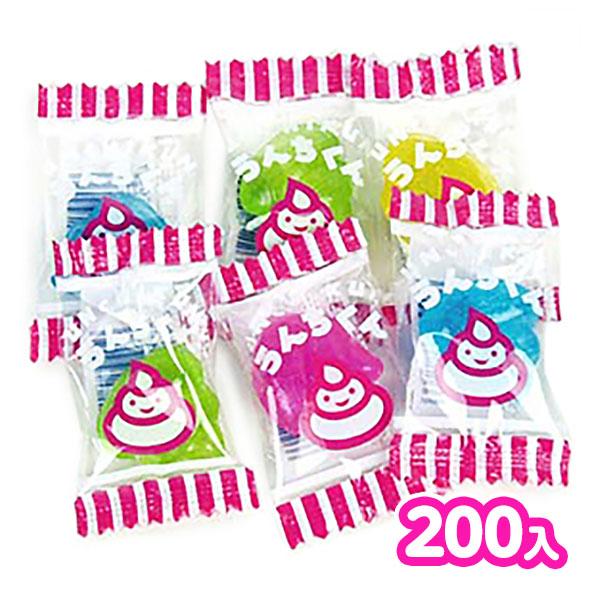 ピロータイプ うんちくんキャンディピロー 200個装入 駄菓子 お菓子