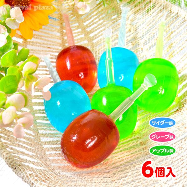 メン子ちゃん ドリンク ゼリー 6個装入 駄菓子 お菓子 おかし 縁日